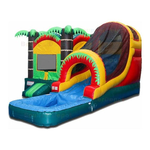 Bouncer Depot Water Parks & Slides 14'H Tropical Combo Jumpers with Pool by Bouncer Depot 781880221685 3020P 14'H Tropical Combo Jumpers with Pool by Bouncer Depot SKU # 3020P
