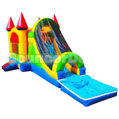Bouncer Depot Water Parks & Slides 15'H Multi Color Inflatable Jumper Slide Combo With Pool by Bouncer Depot 781880221395 3047P 15'H MultiColor Inflatable Jumper Slide Combo Pool Bouncer Depot 3047P
