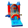 Image of Bouncer Depot Water Parks & Slides 15'H Rainbow Castle Inflatable Combo Jumper by Bouncer Depot 781880221401 3012P 15'H Rainbow Castle Inflatable Combo Jumper Bouncer Depot SKU #3012P