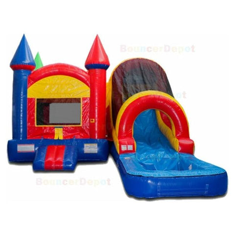 Bouncer Depot Water Parks & Slides 15'H  Wet Dry Combo Castle Inflatable Bouncer Moonwalk by Bouncer Depot 781880274568 3022P 15'H Wet Dry Combo Castle Inflatable Bouncer Moonwalk Bouncer Depot