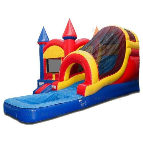 Bouncer Depot Water Parks & Slides 15'H  Wet Dry Combo Castle Inflatable Bouncer Moonwalk by Bouncer Depot 781880274568 3022P 15'H Wet Dry Combo Castle Inflatable Bouncer Moonwalk Bouncer Depot