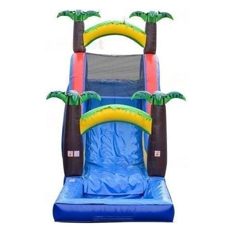 Bouncer Depot Water Parks & Slides 17'H Palm Tree Tropical Inflatable Pool Slide by Bouncer Depot 781880208389 2012-Bouncer Depot 17'H Palm Tree Tropical Inflatable Pool Slide by Bouncer Depot SKU#2012
