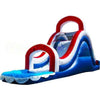 Image of Bouncer Depot Water Parks & Slides 17'H Red White Giant Inflatable Water Slide by Bouncer Depot 781880210016 2033-Bouncer Depot 17'H Red White Giant Inflatable Water Slide by Bouncer Depot SKU#2033