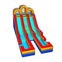 20'H Dual Pool Inflatable Water Slide by Bouncer Depot
