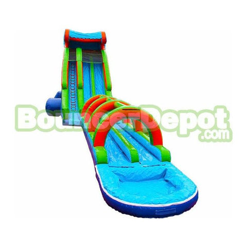 Bouncer Depot Water Parks & Slides 32'H High Monster Slide With Slip by Bouncer Depot 781880221333 2118 32'H High Monster Slide With Slip by Bouncer Depot SKU# 2118