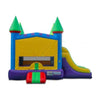 Image of Bouncer Depot Water Parks & Slides Not Included 15'H Double Lane Module Castle Combo by Bouncer Depot 781880280156 3074D 15'H Double Lane Module Castle Combo by Bouncer Depot SKU# 3074D