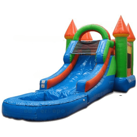 15'H Commercial Inflatable Combo Bouncer by Bouncer Depot