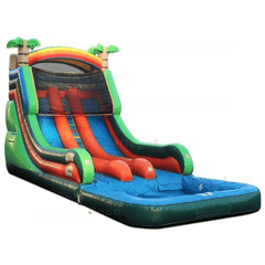 18'H Tropical Water Slide by Bouncer Depot