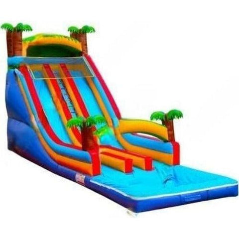 21'H Front Load Tropical Water Slide by Bouncer Depot SKU# 2103