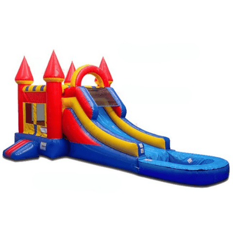Bouncer Depot Water Slides 31'L Combo Castle Jumper With Pool And Slide by Bouncer Depot MC007P