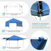 Image of Costway Canopies & Gazebos 17 x 10 Foldable Pop Up Canopy with Adjustable Instant Sun Shelter by Costway 17x10 Foldable Pop Up Canopy Adjustable Shelter Costway SKU#93618245