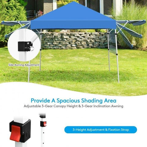 Costway Canopies & Gazebos 17 x 10 Foldable Pop Up Canopy with Adjustable Instant Sun Shelter by Costway 17x10 Foldable Pop Up Canopy Adjustable Shelter Costway SKU#93618245