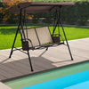 Image of 2 Seat Patio Porch Swing with Adjustable Canopy Storage Pockets by Costway