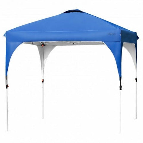 Costway Canopies & Gazebos 8 Feet x 8 Feet Outdoor Pop Up Tent Canopy Camping Sun Shelter with Roller Bag by Costway 8ft x 8ft Outdoor Pop Up Tent Canopy Camping Sun Shelter w/Roller Bag