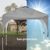 Image of 8 Feet x 8 Feet Outdoor Pop Up Tent Canopy Camping Sun Shelter with Roller Bag by Costway