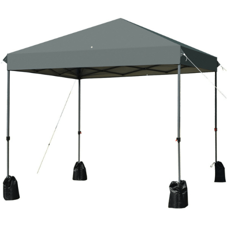 Costway canopy 8 x 8 Feet Outdoor Pop up Canopy Tent with Roller Bag and Sand Bags by Costway 8 x 8 Feet Outdoor Pop up Canopy Tent with Roller Sand Bags by Costway