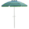 Image of 6.5' Beach Umbrella with Sun Shade and Carry Bag without Weight Base by Costway