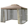 Image of Costway Canopy Tent 10' x 10' Awning Patio Screw-free Structure Canopy Tent by Costway 6940350896219 75480931