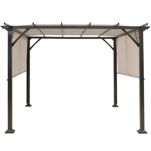 Costway Canopy Tent 10' x 10' Metal Frame Patio Furniture Shelter by Costway 7461759636330 87640132 10' x 10' Metal Frame Patio Furniture Shelter by Costway SKU# 87640132