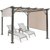 Image of Costway Canopy Tent 10' x 10' Metal Frame Patio Furniture Shelter by Costway 7461759636330 87640132 10' x 10' Metal Frame Patio Furniture Shelter by Costway SKU# 87640132