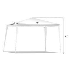 10' x 10' Outdoor Canopy Party Wedding Tent by Costway