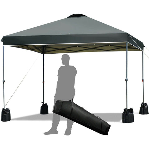 Costway Canopy Tent 10’ x 10' Outdoor Commercial Pop up Canopy Tent by Costway