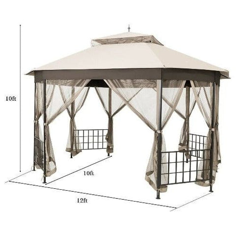 Costway Canopy Tent 10’x 12’ Octagonal Patio Gazebo by Costway 10’x 12’ Octagonal Patio Gazebo by Costway SKU# 37948520