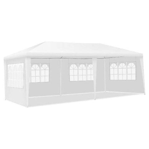 Costway Canopy Tent 10' x 20' Canopy Tent Wedding Party Tent with Carry Bag by Costway 3092720659092 04917285