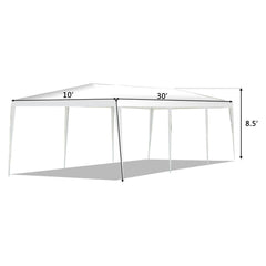 10' x 30' Outdoor Canopy Tent with Side Walls by Costway