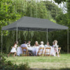 Image of Costway Canopy Tent 10'x20' Adjustable Folding Heavy Duty Sun Shelter with Carrying Bag by Costway