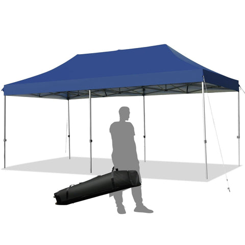 Costway Canopy Tent 10'x20' Adjustable Folding Heavy Duty Sun Shelter with Carrying Bag by Costway