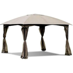 Costway Canopy Tent 11.5' x 11.5' Fully Enclosed Outdoor Gazebo with Removable 4 Walls by Costway 6971282399530 75029431