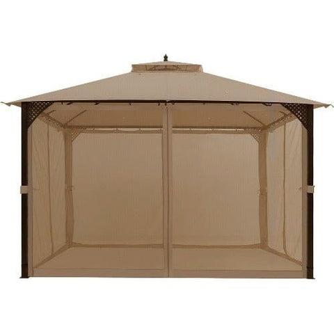 Costway Canopy Tent 12’ x 10’Outdoor Double Top Patio Gazebo by Costway 12’ x 10’Outdoor Double Top Patio Gazebo by Costway SKU# 76238451