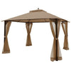 Image of Costway Canopy Tent 12’ x 10’Outdoor Double Top Patio Gazebo by Costway 12’ x 10’Outdoor Double Top Patio Gazebo by Costway SKU# 76238451
