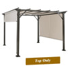 Image of Costway Canopy Tent 16' x 8' 2 Pcs Universal Replacement Canopy for Pergola Structure Sun Awning by Costway