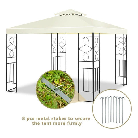 Costway Canopy Tent 2 Tiers 10' x 10' Patio Gazebo Canopy Tent by Costway 995479258109 68157039 2 Tiers 10' x 10' Patio Gazebo Canopy Tent by Costway SKU# 68157039