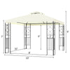 Image of Costway Canopy Tent 2 Tiers 10' x 10' Patio Gazebo Canopy Tent by Costway 995479258109 68157039 2 Tiers 10' x 10' Patio Gazebo Canopy Tent by Costway SKU# 68157039