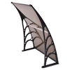 Image of Costway Canopy Tent 40" x 40" Outdoor Polycarbonate Front Door Window Awning Canopy by Costway