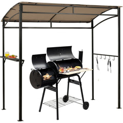 7' x 4.5' Grill Gazebo Outdoor Patio Garden BBQ Canopy Shelter by Costway