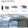 Image of Costway Canopy Tent 7 x 7 FT Sland Adjustable Portable Canopy Tent w/ Backpack by Costway