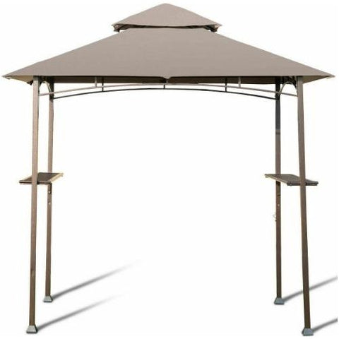 Costway Canopy Tent 8' x 5' Outdoor Barbecue Grill Gazebo Canopy Tent BBQ Shelter by Costway 6952938345729 08634297