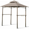 Image of Costway Canopy Tent 8' x 5' Outdoor Barbecue Grill Gazebo Canopy Tent BBQ Shelter by Costway 6952938345729 08634297