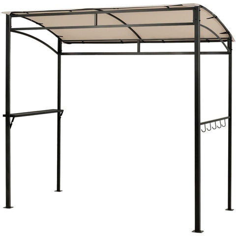 Costway Canopy Tent Beige 7' x 4.5' Grill Gazebo Outdoor Patio Garden BBQ Canopy Shelter by Costway 7461759859630 43568207-Be