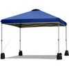 Image of Costway Canopy Tent Blue 10’ x 10' Outdoor Commercial Pop up Canopy Tent by Costway 7461758110336 95721084-B