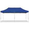 Image of Costway Canopy Tent Blue 10'x20' Adjustable Folding Heavy Duty Sun Shelter with Carrying Bag by Costway 6499854579512 37428069-B