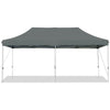 Image of Costway Canopy Tent Gray 10'x20' Adjustable Folding Heavy Duty Sun Shelter with Carrying Bag by Costway 6499852958050 37428069-G
