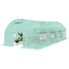 Image of Costway Canopy Tents & Pergolas 10' x 6.5' x 20' 8 Windows Backyard Walk-in Greenhouse by Costway 29140835