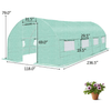 Image of Costway Canopy Tents & Pergolas 10' x 6.5' x 20' 8 Windows Backyard Walk-in Greenhouse by Costway 29140835
