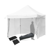 Image of Costway Canopy Tents & Pergolas White 10x10 ft. Pop up Gazebo with 4 Height and Adjust Folding Awning by Costway 93625847- W 10x10 ft. Pop up Gazebo w/ 4 Height and Adjust Folding Awning Costway