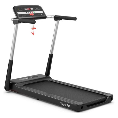 costway Fitness 2.25 HP Foldable Treadmill with APP Control and LED Display by Costway 781880212935 13294786